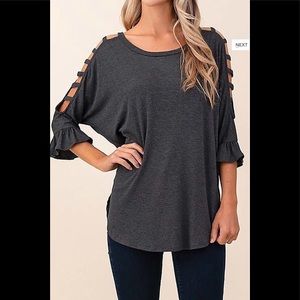 🔥Plus Size Bell Sleeves Knit Tunic🔥